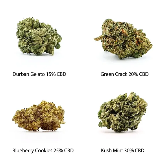 CBD kanepiõite komplekt, 4 × 1 g