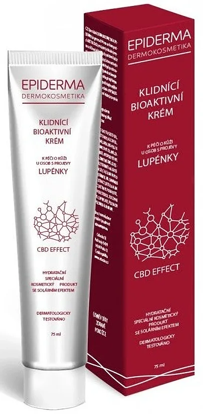 Epiderma bioactive CBD cream for Psoriasis, 75 ml