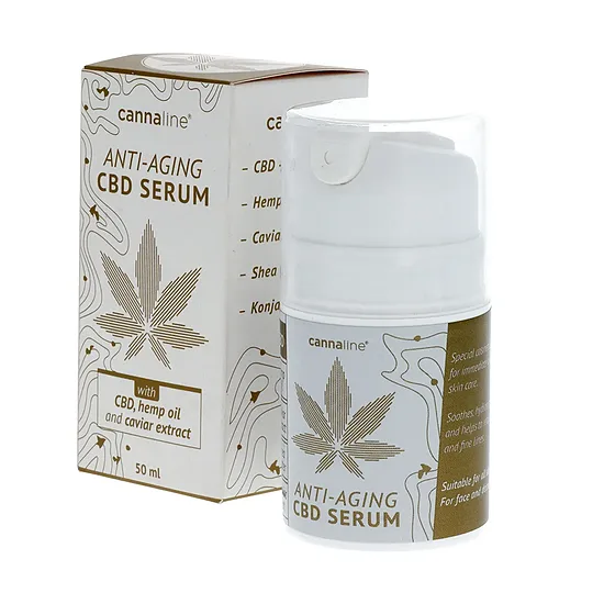 Cannaline CBD Anti-aging serum with caviar extract, 100 mg CBD, 50 ml