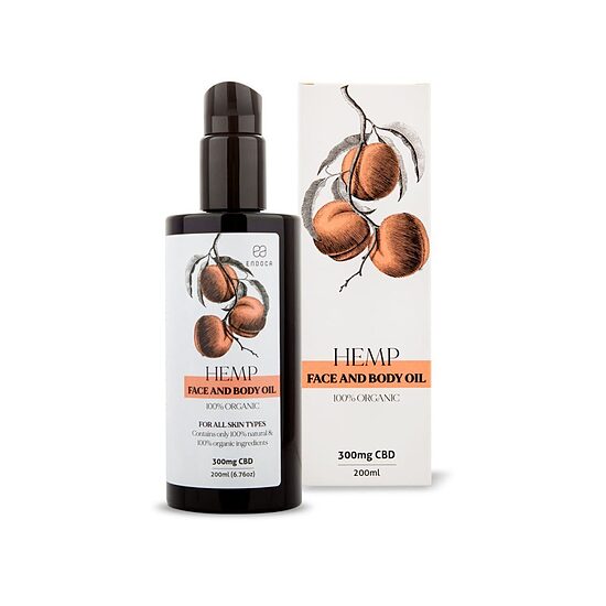 Endoca Face and Body Oil, 300 mg CBD, 200 ml
