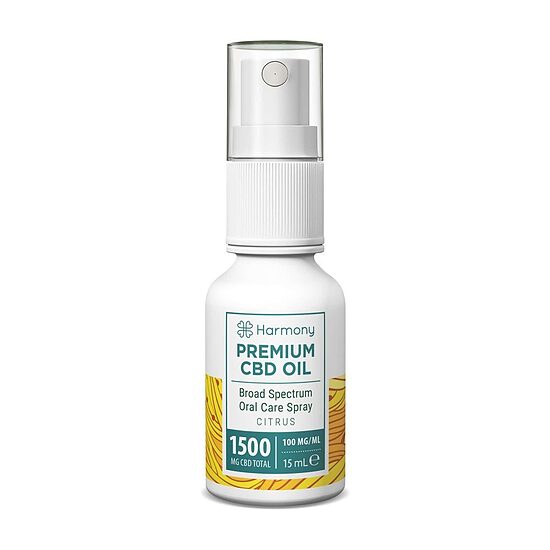 Harmony CBD -suusuihke 1500 mg, sitrus, 15 ml