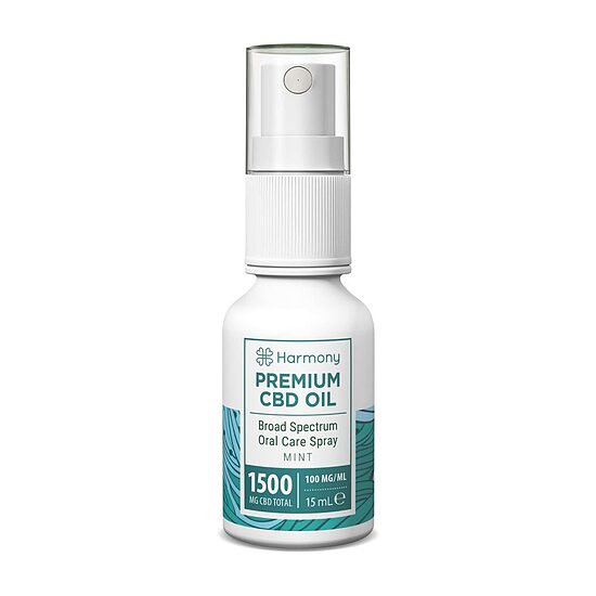 Harmony CBD -suusuihke 1500 mg, minttu, 15 ml