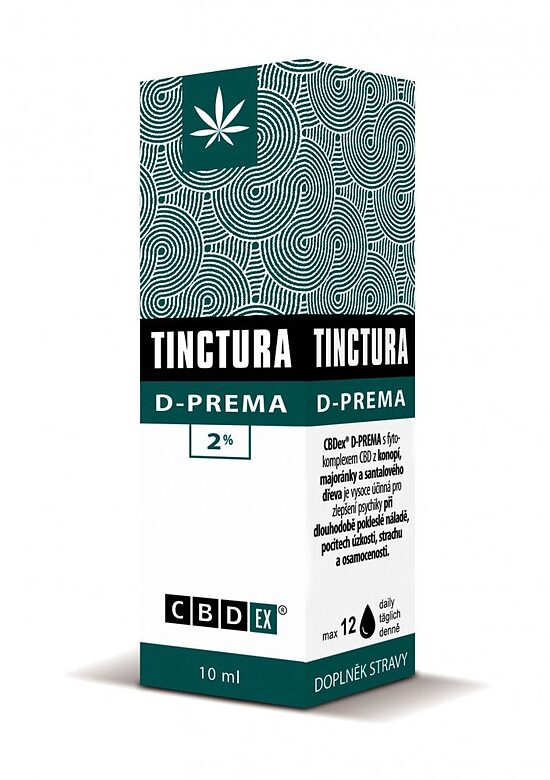 CBDex Tincture D-PREMA 2 %, 10 ml