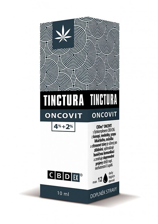 CBDex Tinctura Oncovit 4 % + 2 %, 10 ml