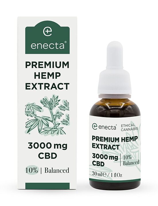 Enecta CBD-öljy 10 %, 3000 mg CBD, 30 ml