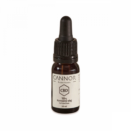 Cannor CBD täyden spektrin CBD-hamppuöljy 10 %, 1000 mg CBD, 10 ml