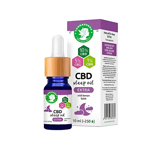 Cannadorra CBD-unitipat EXTRA 10 %, 1000 mg CBD, 10 ml