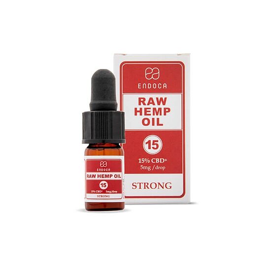 Endoca RAW hamppuöljy CBD + CBDa 15 %, 300 mg, 2 ml
