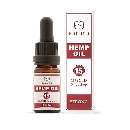Endoca CBD-hamppuöljy 15 %, 4500 mg CBD, 30 ml