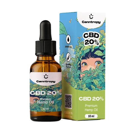 Canntropy CBD-hamppuöljy 20 %, 2000 mg CBD, 10 ml