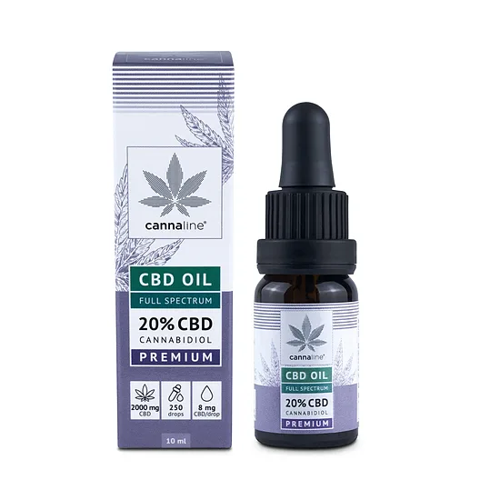 CANNALINE CBD-hamppuöljy 20 %, 2000 mg CBD, 10 ml