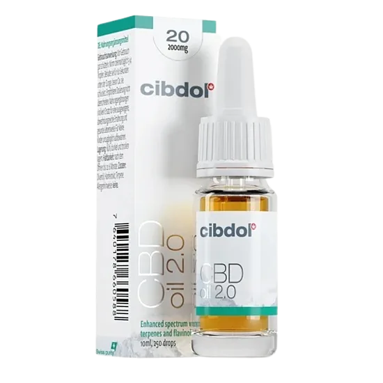 Cibdol CBD-öljy 2.0 20 %, 2000 mg CBD, 10 ml