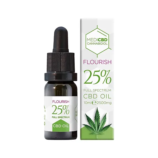 MediCBD CBD-öljy Flourish 25 %, 2500 mg CBD, 10 ml