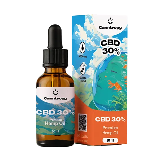 Canntropy CBD-hamppuöljy 30 %, 3000 mg CBD, 10 ml