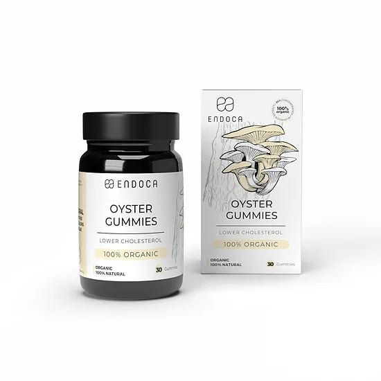 Endoca osterivinokassienen CBD-kumikarkit – 50 mg CBD, luonnollinen aromi, 30 kpl, 60 g