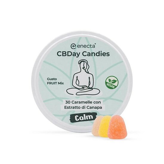 Enecta CBDay CBD-kumikarkit – 300 mg CBD, 30 kpl × 10 mg, 60 g