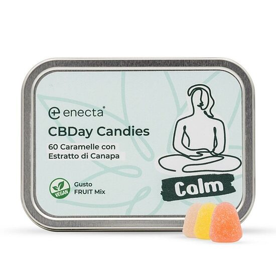 Enecta CBDay CBD-kumikarkit – 600 mg CBD, 60 kpl × 10 mg, 120 g