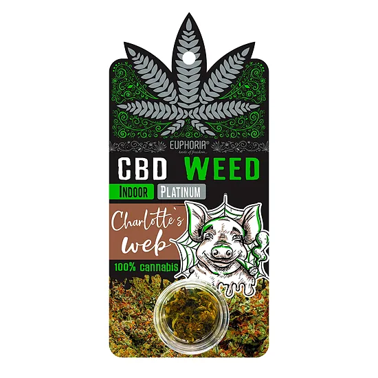 Euphoria CBD Weed Platinum Charlotte’s Web, 0,7 g