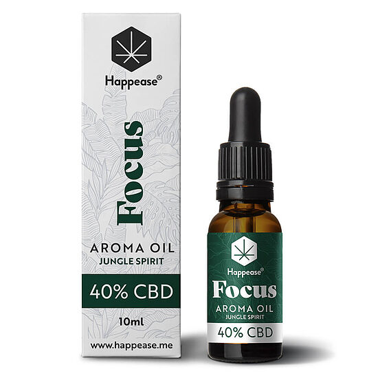 Happease Focus CBD õli Jungle Spirit 40 %, 4000 mg CBD, 10 ml