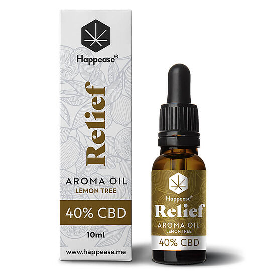 Happease Relief CBD õli Lemon Tree 40 %, 4000 mg CBD, 10 ml
