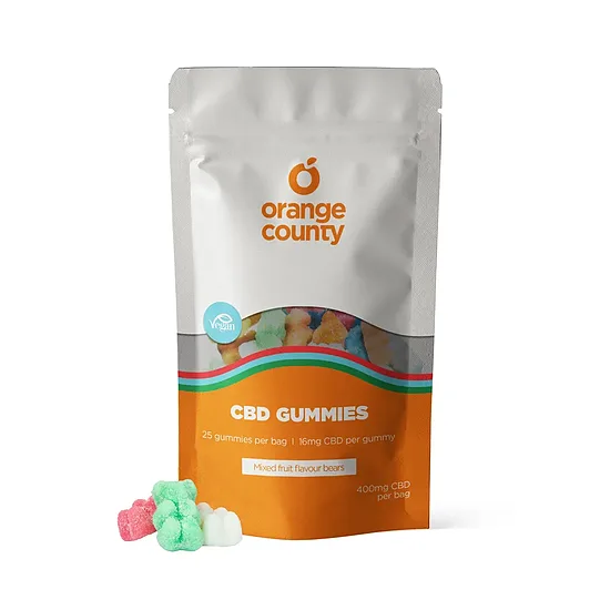 Orange County CBD-nallekumikarkit – 400 mg CBD, 25 kpl, 125 g