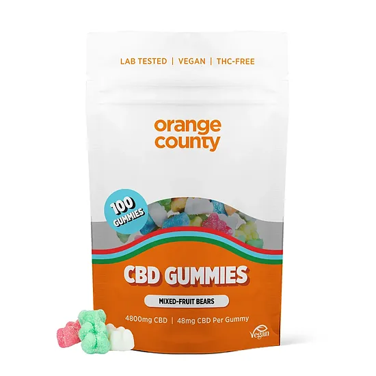 Orange County CBD-nallekumikarkit – 4800 mg CBD, 100 kpl, 500 g