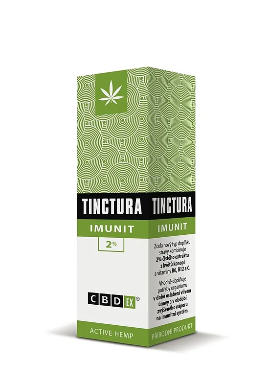 CBDex Imunit tinktūra 2 %, 200 mg CBD, 10 ml