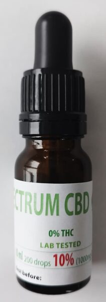 Cannamama plataus spektro CBD aliejus 10ml 10% (1000mg)