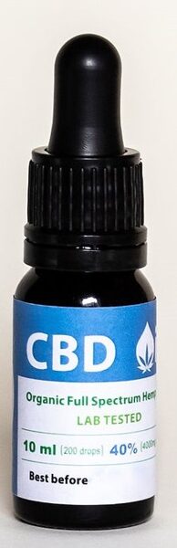 Aceite CBD espectro completo 40% 10ml (4000mg) |FUTURA| Fuerte |Fresco|MCT|