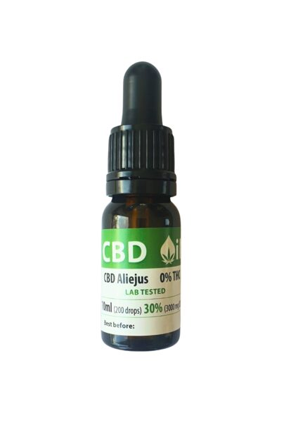 30% CBD Aliejus 10ml THC=0%