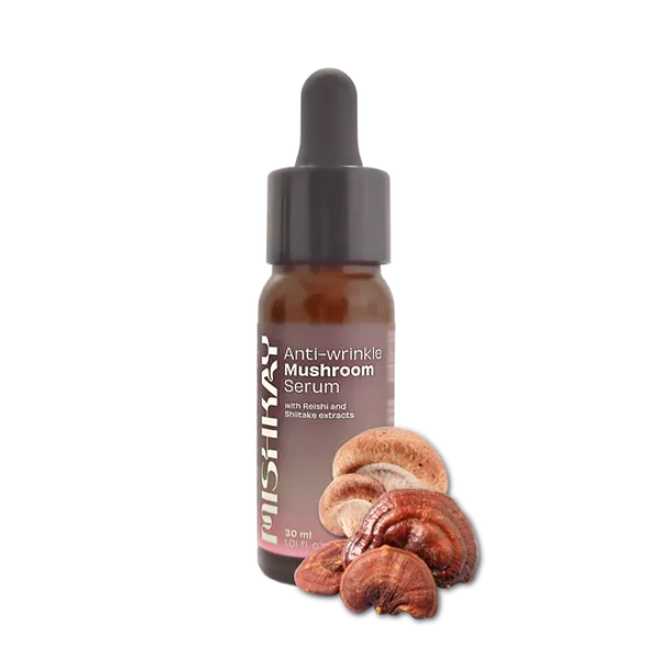 Sérum proti vráskám s výtažky z hub Reishi a Shiitake, 30 ml